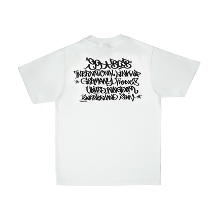 Bombaclart Bass - Slim T-Shirt [White]
