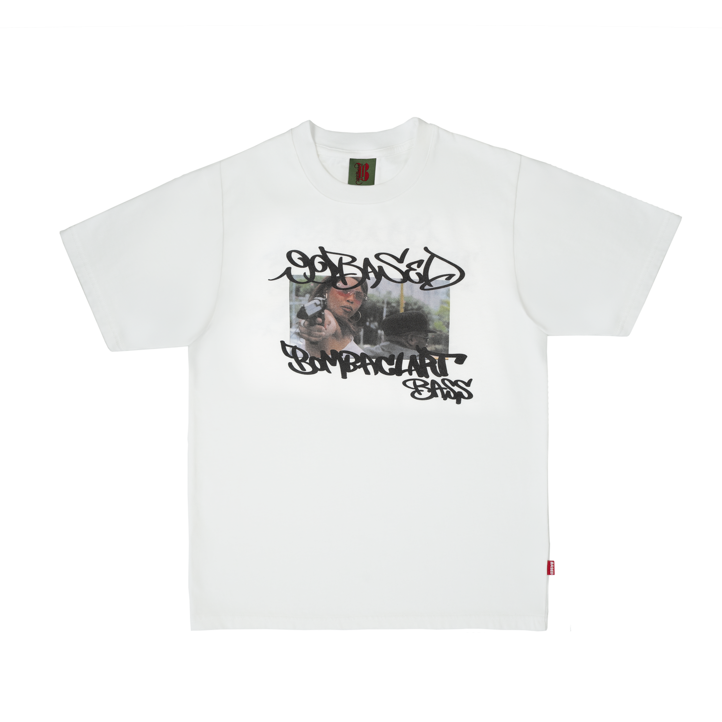 Bombaclart Bass - Slim T-Shirt [White]