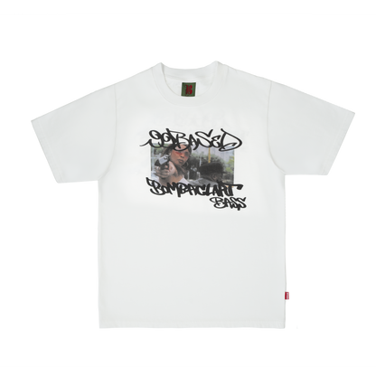 Bombaclart Bass - Slim T-Shirt [White]