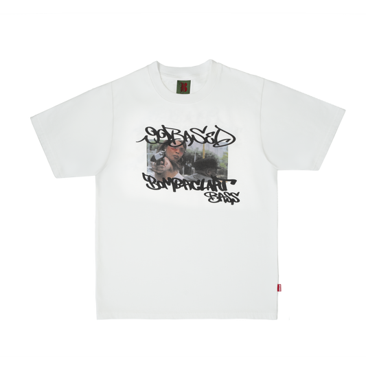 Bombaclart Bass - Slim T-Shirt [White]