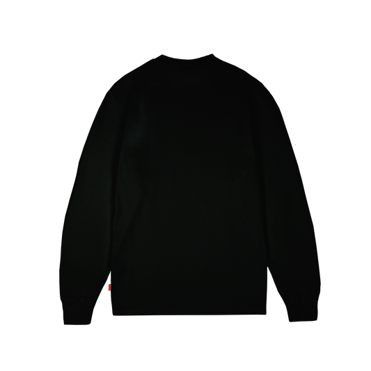 Daily Slim Henley Longsleeve [Black]