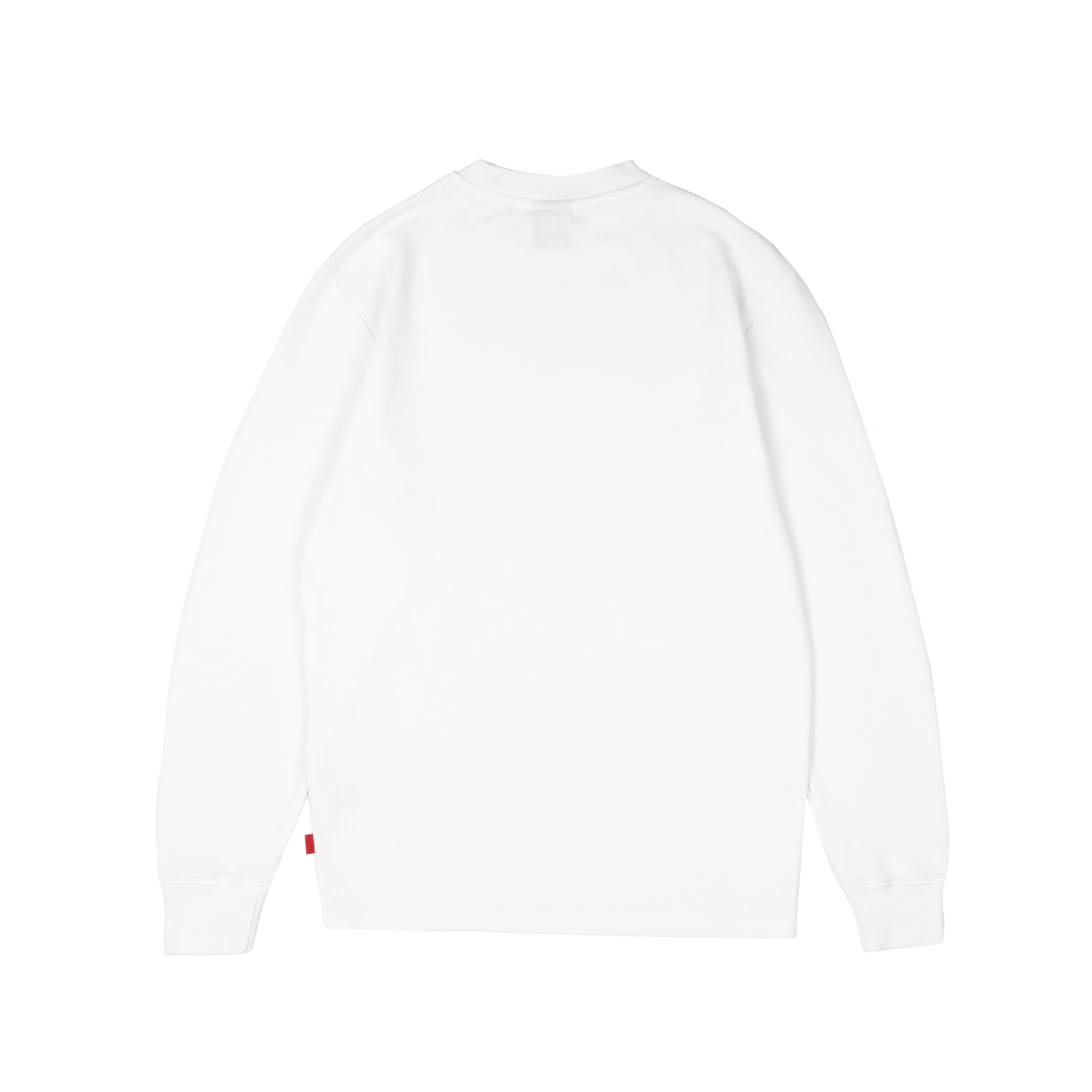 Daily Slim Waffle Longsleeve [White]