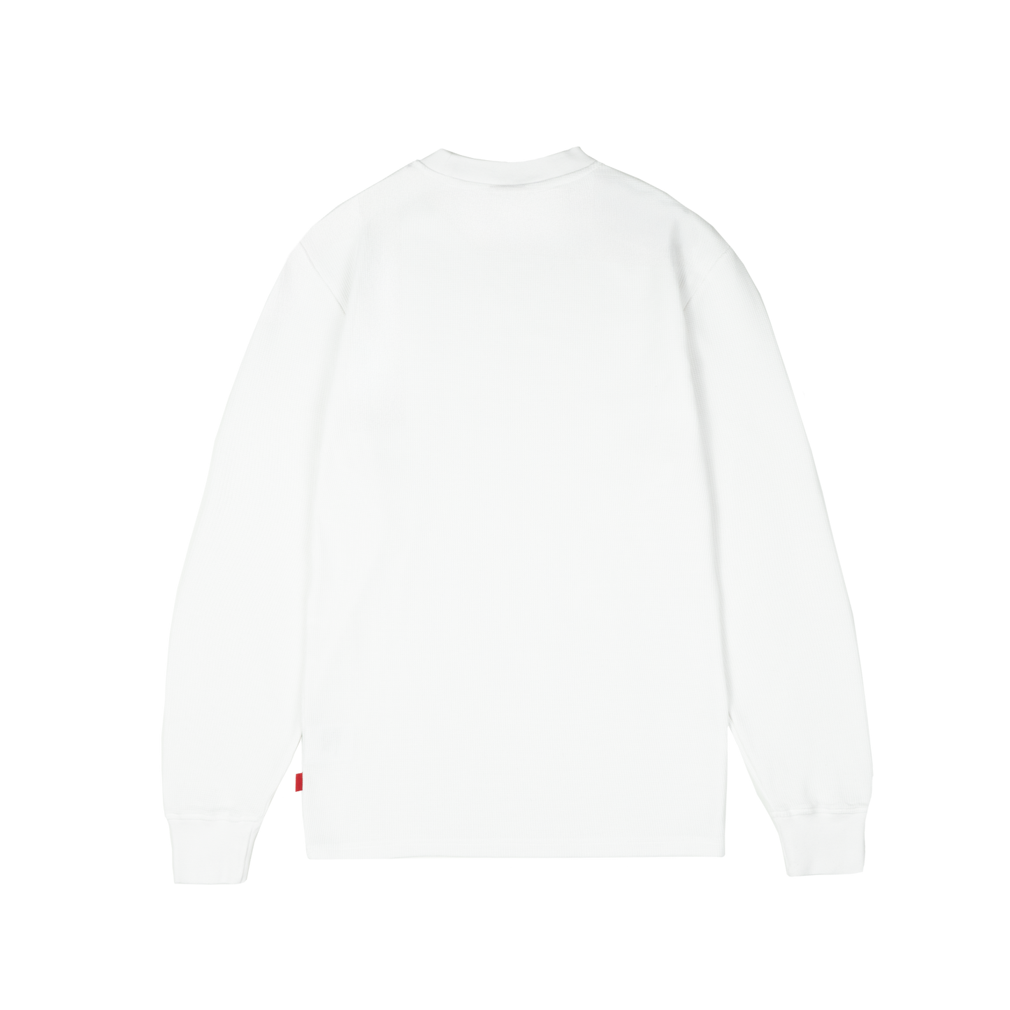 Daily Slim Waffle Longsleeve [White]