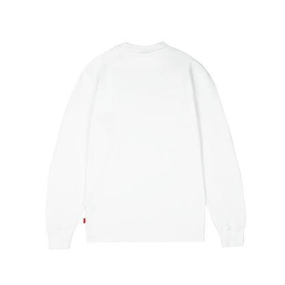 Daily Slim Waffle Longsleeve [White]