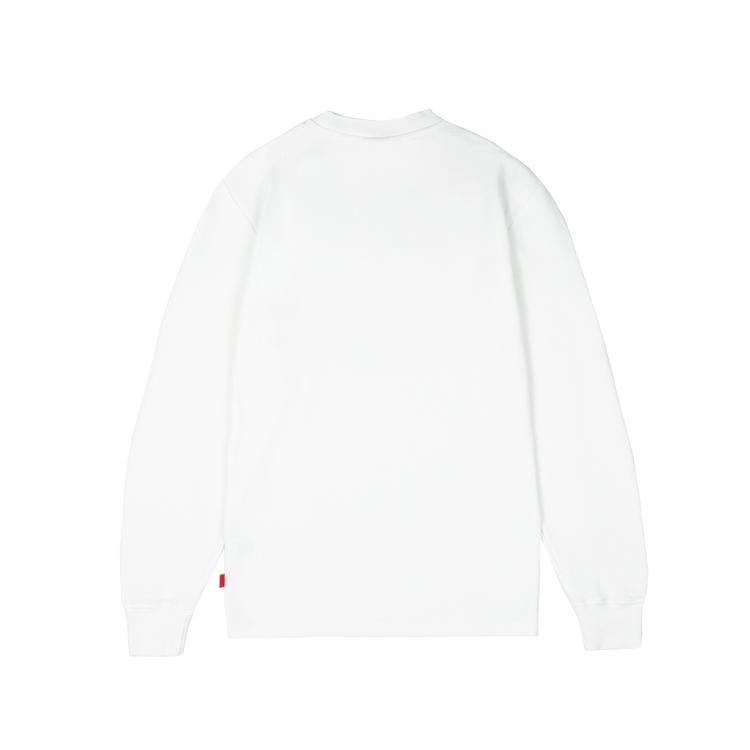 Daily Slim Henley Longsleeve [White]