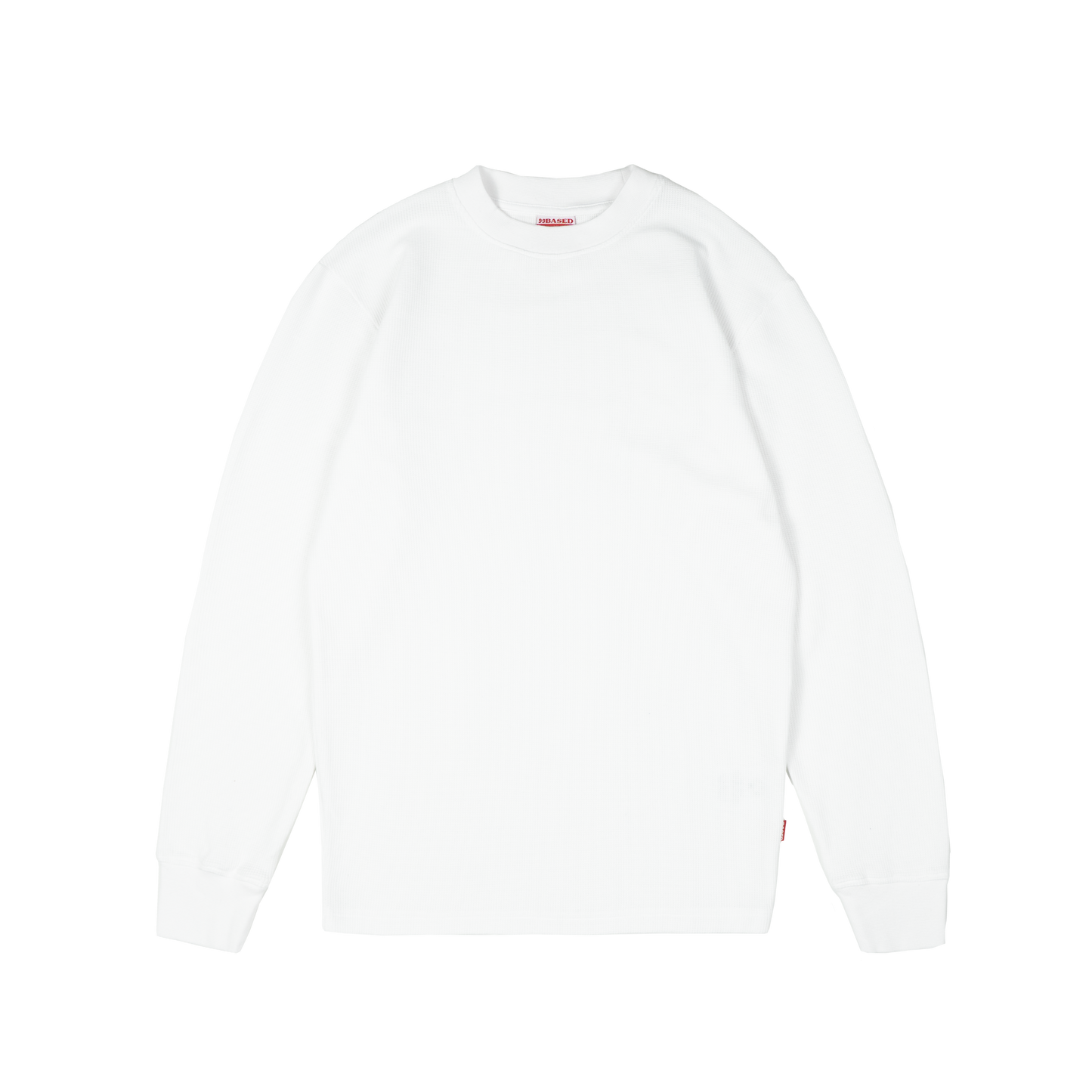 Daily Slim Waffle Longsleeve [White]