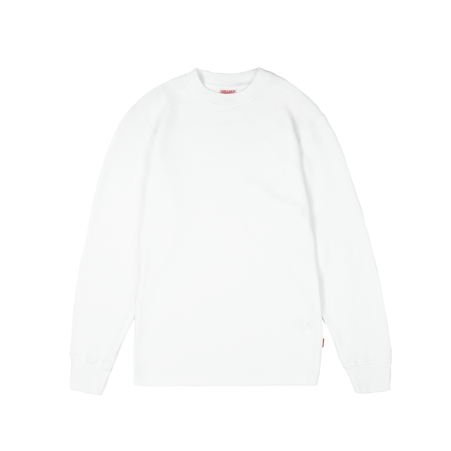 Daily Slim Waffle Longsleeve [White]