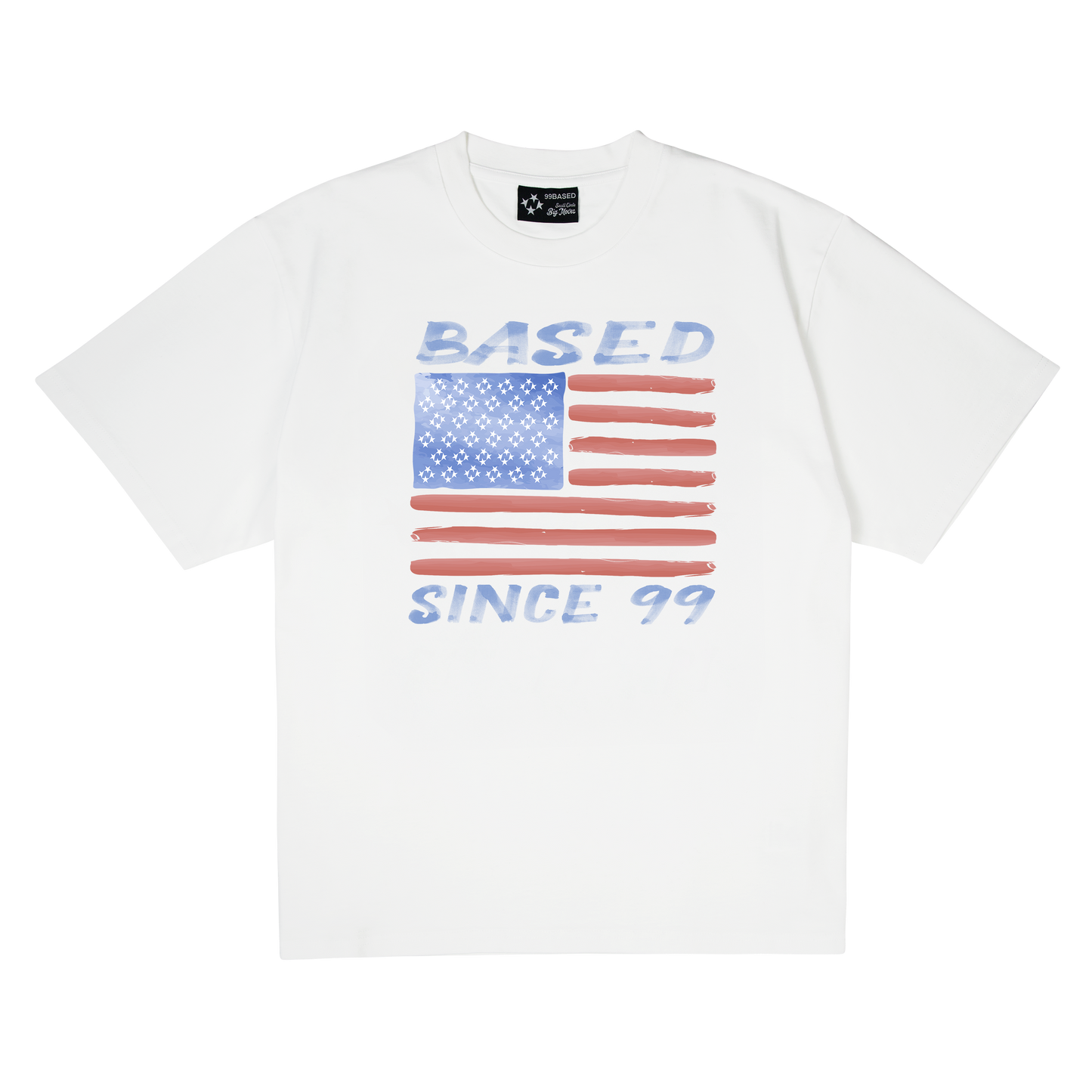 Watercolour Flag T-Shirt [White]