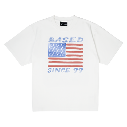 Watercolour Flag T-Shirt [White]