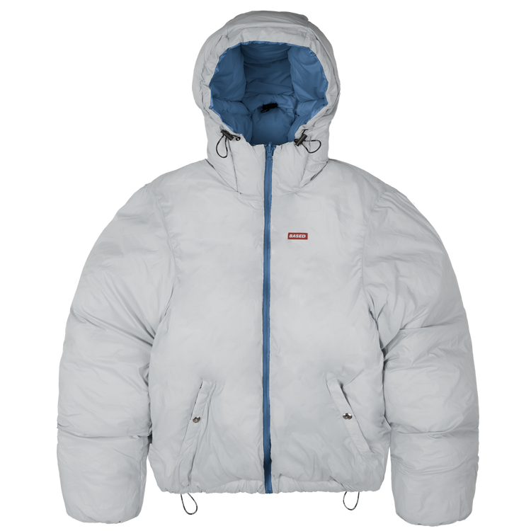 Reverse Puffer Jacket V1 [Navy/Grey]