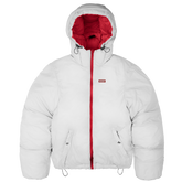 Reverse Puffer Jacket V1 [Red/White]
