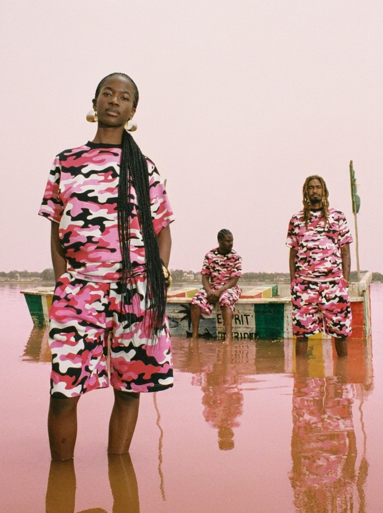Slim Logo T-Shirt [Pink Camo]
