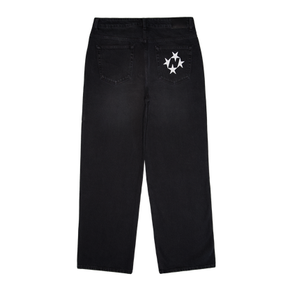 Shining Stars Jeans [Washed Black] – 99Based